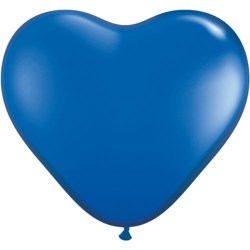 Herzballon blau 40cm